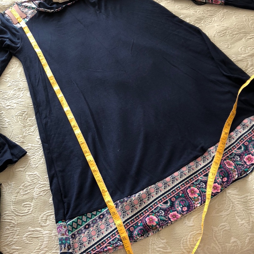 12pm  by Mon Ami blue geometric dress size S 💕 - Picture 8 of 8